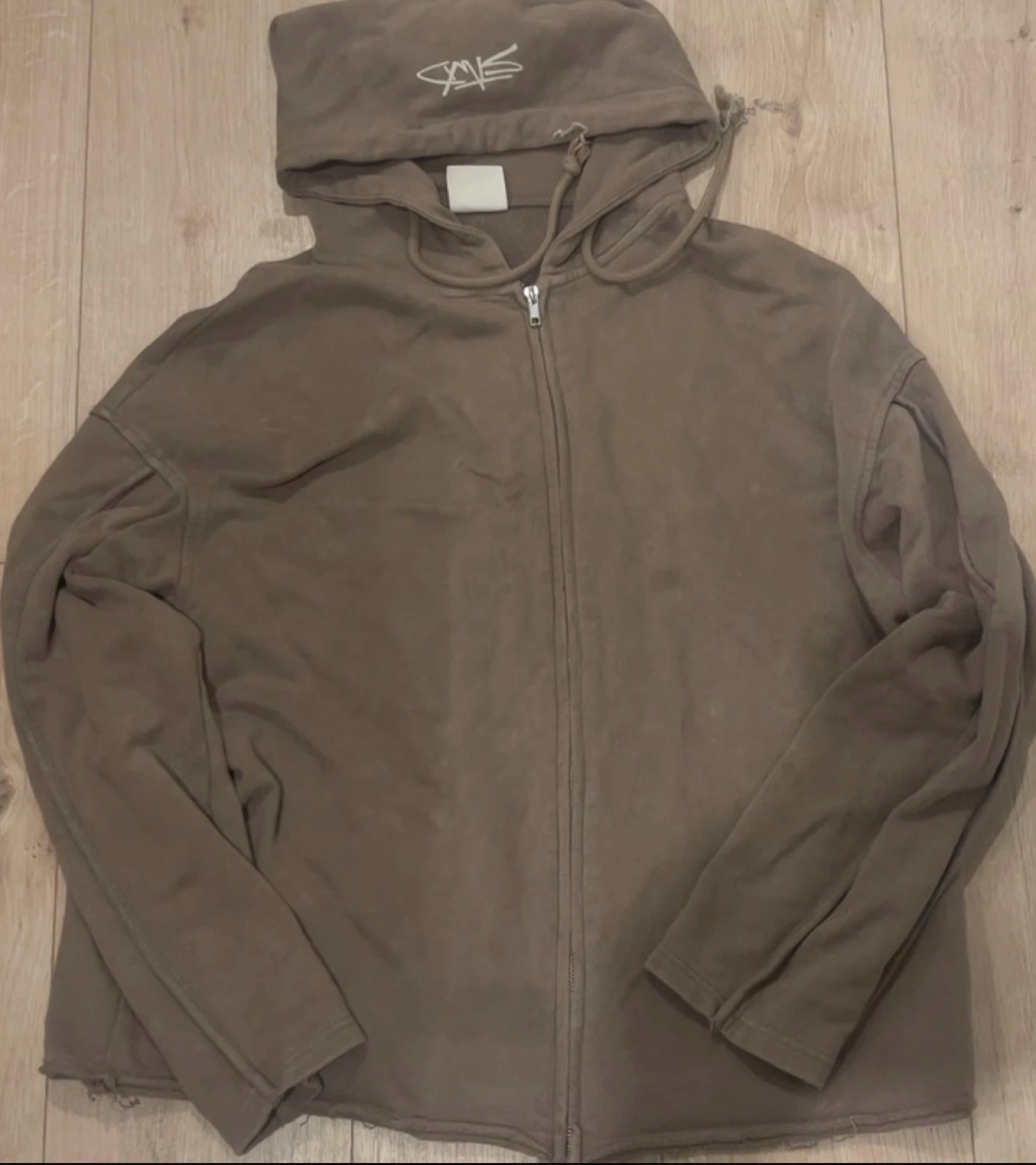 Oversized Hoodie Brown "Natural Pleasure" – Like New – photo 3